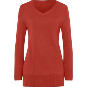 Dames Lange pullover in terra