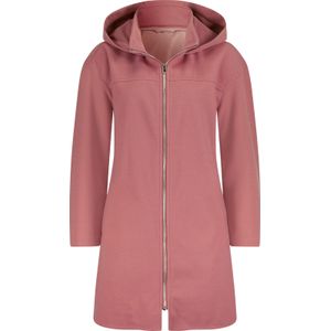 Dames Lange jas in rozenhout