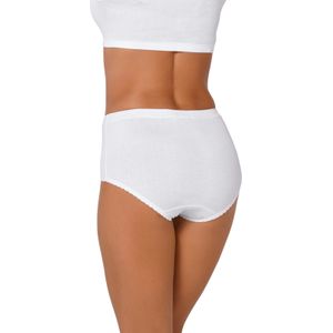 Wäschepur - Tailleslip - Fijnrib - Elastische Band - Geschulpte Zoom