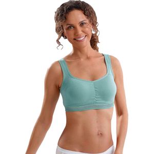 Dames Bustier in marine + salie