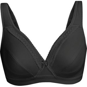 Bralettes - Zwart - 95% Katoen, 5% Polyamide - Zonder Beugels