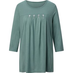 Dames Lang shirt in jade