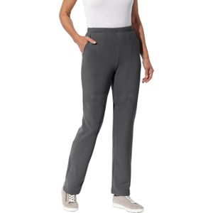 Stretchbroeken - Antraciet Mêlee - 98% Polyester, 2% Elastaan