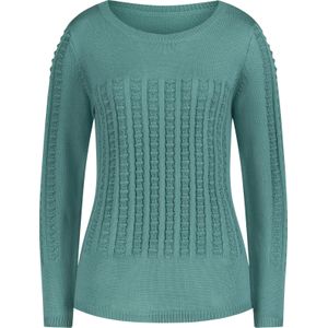 Dames Pullover met lange mouwen in salie