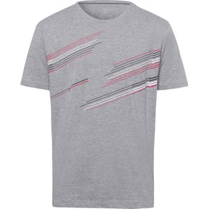 T-shirt - Lichtgrijs Mêlee - 100% Katoen - Korte Mouwen