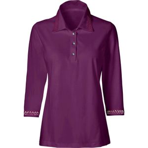 Dames Poloshirt in violet