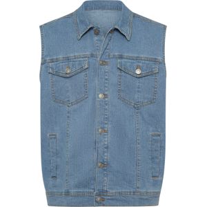 Heren Jeansgilet in blue-bleached