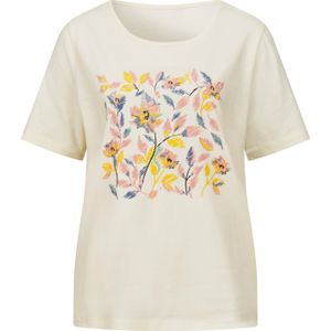T-shirt - Gebloemd - Meerkleurig - 100% Katoen