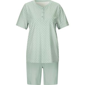 Pyjama - Set van 2 - Stipjesdessin en Effen - Zachte Single-Jersey