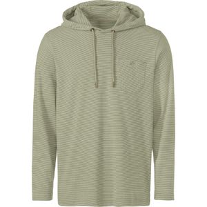 Heren Shirt met lange mouwen in rietgroen gemêleerd