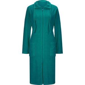 Badjas - Smaragd - Katoen - Opgestikte Zakken