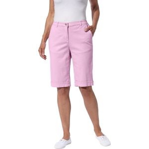 Dames Jeansbermuda in roze