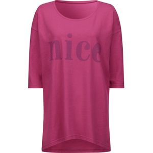 Dames Lang shirt in fuchsia