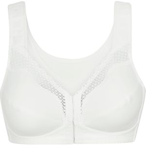 Dames Beha zonder beugel met voorsluiting in wit