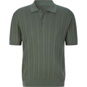 Heren Pullover met korte mouwen in mos