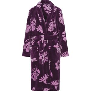 Dames Ochtendjas in druif/orchidee bedrukt