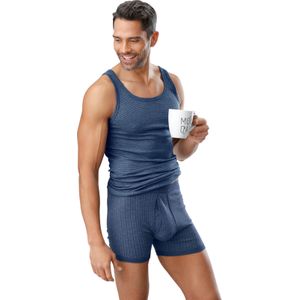 Marine - Mouwloos Hemd - 75% Katoen - 25% Polyester