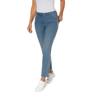 Dames Skinny jeans in blue-bleached