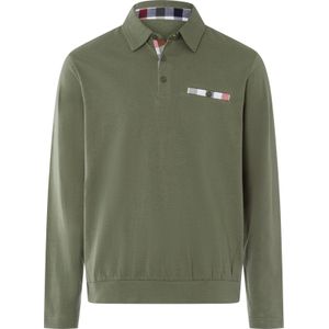 Classic - Poloshirt - Kaki - Lange Mouwen - 100% Katoen