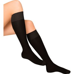 Dames Steunkniekousen in zwart