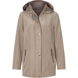 Dames Functioneel jack in beige/donkertaupe