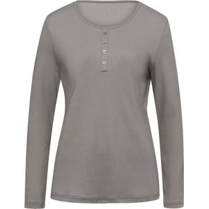 Dames Shirt met lange mouwen in grijs