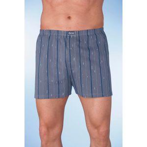 Boxershorts - Antraciet Gedessineerd - 100% Katoen