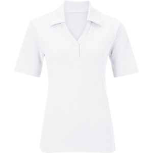 Dames Poloshirt in wit