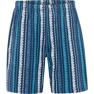 Pyjama - Middenblauw Gestreept - 100% Katoen