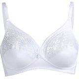 Bralette - Wit - 33% Polyamide, 31% Katoen, 26% Polyester, 10% Elastaan