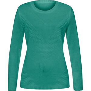 Dames Pullover met lange mouwen in smaragdgroen