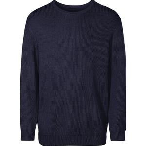 Heren Pullover met ronde hals in marine