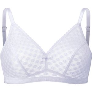 Bralette - Wit - 85% Polyamide 15% Elastaan - Spaghettibandjes