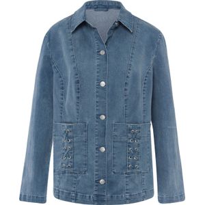 Dames Jeansjack in blue-bleached