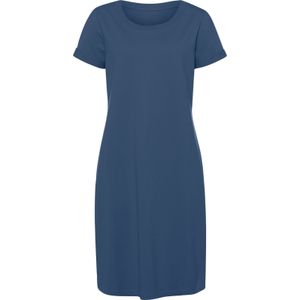 Dames Sweatjurk in jeansblauw