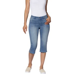 Casual Capri-Jeans - Subtiele Wassing - Stretchmateriaal - 2 Zakken