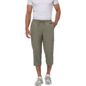 Heren 7/8-broek in kaki