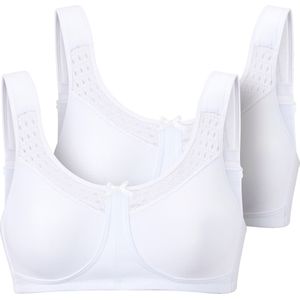 Wäschepur - Steunbeha - Zwart - Katoen - 2 Stuks