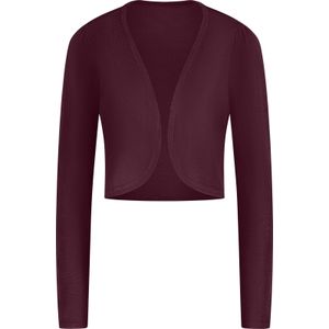 Dames Tricot bolero in bordeaux