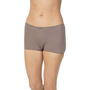 Dames Tailleslip in flamingo + taupe + duivenblauw