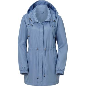 Dames - Lange Jas - Bleu - Winddicht en Waterafstotend