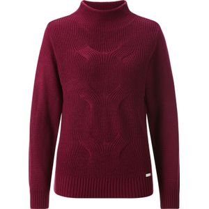 Dames Pullover met lange mouwen in bordeaux