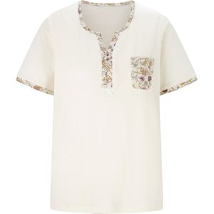 Pyjama - Champagne Gedessineerd - Katoen - Korte Mouwen