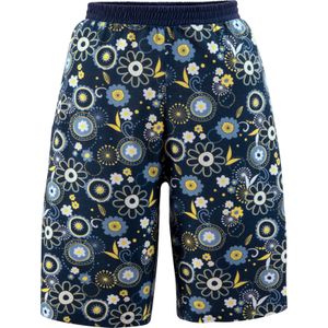 Pyjama-broek in donkerblauw geprint