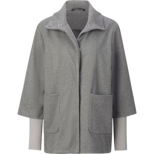 Dames Jack in steengrijs/antraciet gestreept