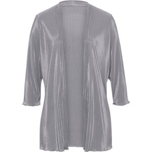 Dames Shirtjasje in steengrijs