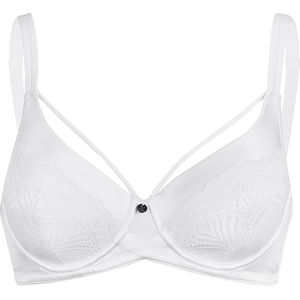 Dames Beha met cups en beugel in wit