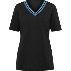 Huispakken - Zwart - Katoen - V-hals Korte Mouwen