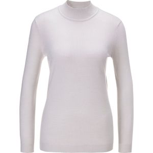Zilvergrijs - Pullover - 100% Polyacryl - Ruimvallend Met Lange Mouwen