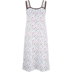 Dames Nachthemd in ecru geprint